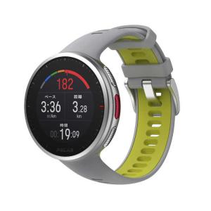 POLAR GPSマルチスポーツウォッチ Vantage V2 グレー／ライム 90083651 V2グレー/ライム
