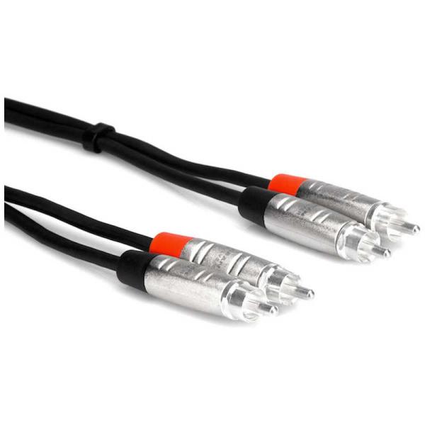 HOSA　1.5M RCAオスX2-RCAオスX2 オーディオケーブル　HRR-005X2