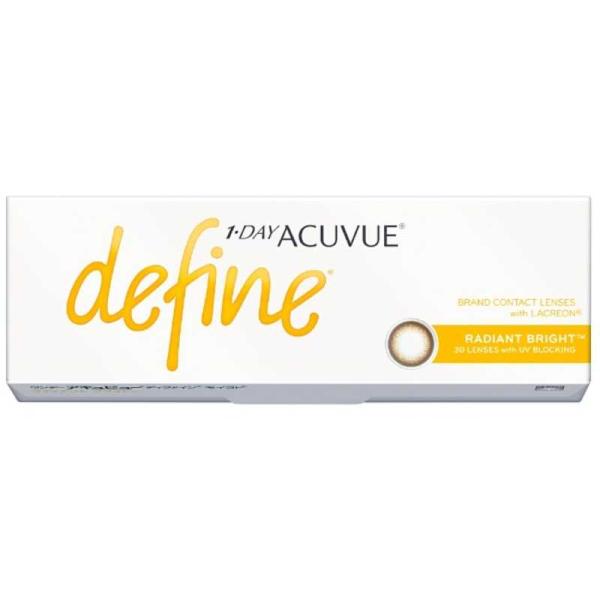 ジョンソン＆ジョンソン　ワンデーアキュビューディファインモイスト ラディアントブライト(BC8.5 ...