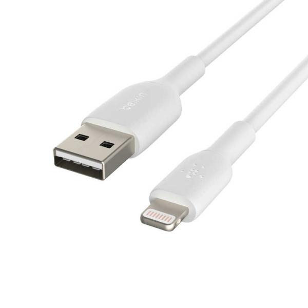 BELKIN　BOOST↑CHARGE USB-A to ライトニング PVCケーブル 2m ホワイ...