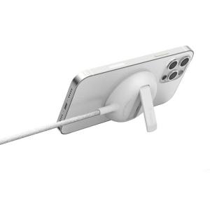 BELKIN　MagSafe認証 磁気ワイヤレス充電スタンド/パッド(ホワイト) 　WIA004BTWH｜コジマYahoo!店