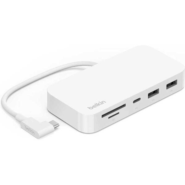 BELKIN　[USB-C オス→メス カードスロットx2 / LAN / USB-Ax2 / US...