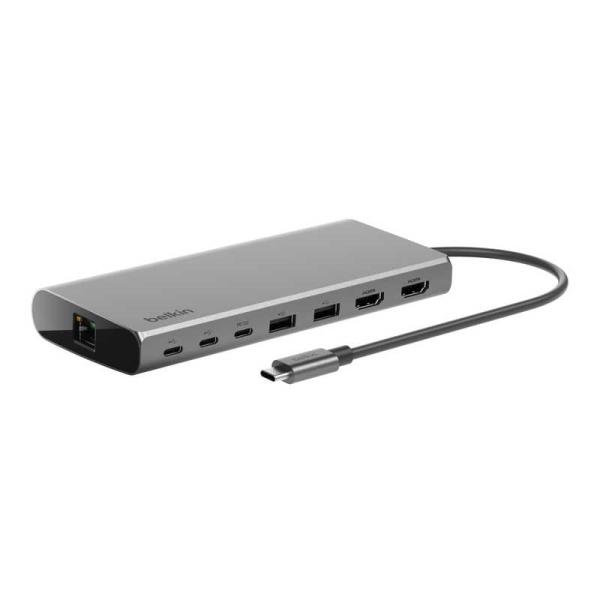 BELKIN　8-in-1 Dual 4K Display USB-C コア ハブ ［USB Pow...