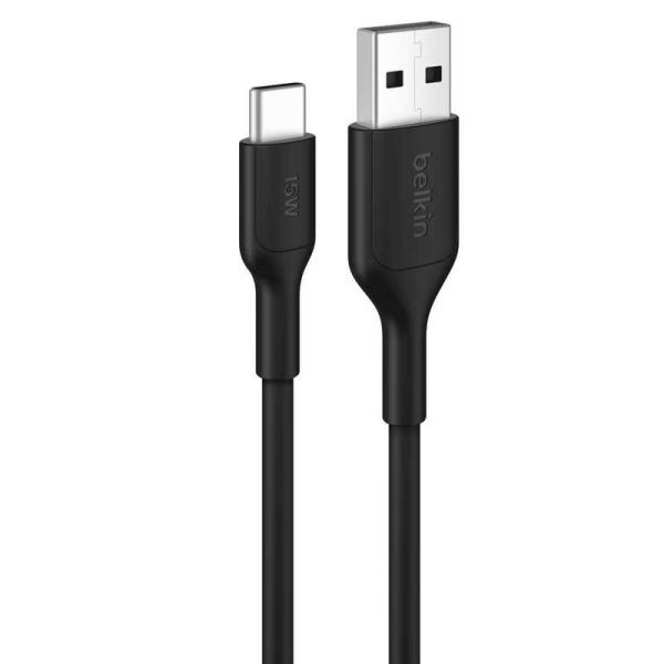 BELKIN　USB-A to USB-C ケーブル 15W 3M ブラック　CAB021fq3MB...