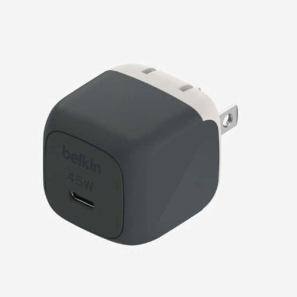 BELKIN　BoostCharge 45W USB-C 小型充電器ダークグレー WCA013qcD...