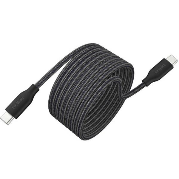 BELKIN　BoostCharge Pro USB-C to USB-C 編組ケーブル ラウンド ...