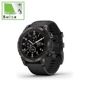 GARMIN　スマートウォッチ fenix 7 Pro Sapphire Dual Power Ti Carbon Gray DLC /Black(Suica対応)　010-02777-52｜y-kojima