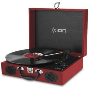 IONAUDIO　レコードプレーヤー　VYNYLTRANSPORTRED｜コジマYahoo!店