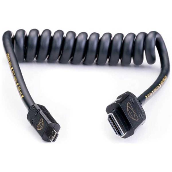 アトモス　ATOMFLEX PRO HDMI COILED CABLE (Micro to Full...