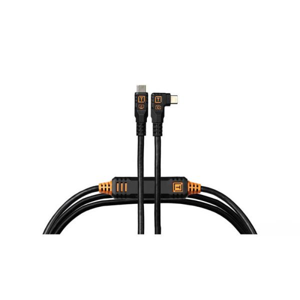 テザーツールズ　テザープロ オプティマ 10G USB-C ケーブル ライトアングル(4.6m) デ...