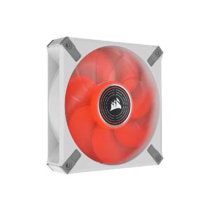 CORSAIR ケースファン 120mm ホワイトフレーム レッドLED CO9050126WW