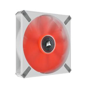 CORSAIR ケースファン 140mm ホワイトフレーム レッドLED CO9050129WW