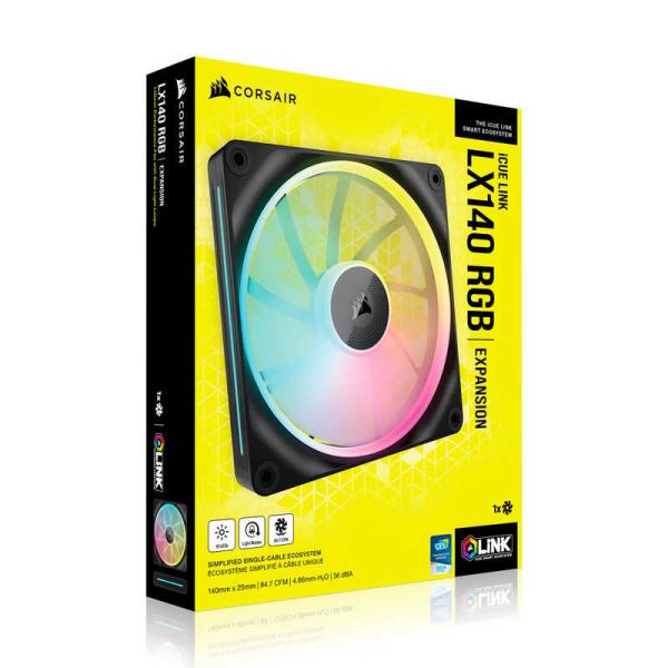 コルセア　CORSAIR　iCUE LINK LX140 RGB Single Fan Expans...