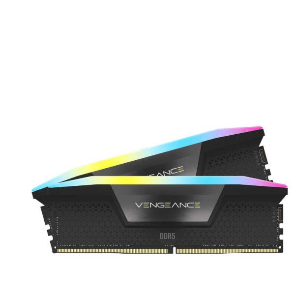 コルセア　CORSAIR　増設用メモリ VENGEANCE RGB DDR5 ブラック[DIMM D...