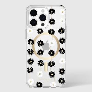KATESPADE　iPhone 15 Pro Max KSNY Protective Hardshell MagSafe対応 - Daisy Chain/Black White　KS052630｜y-kojima