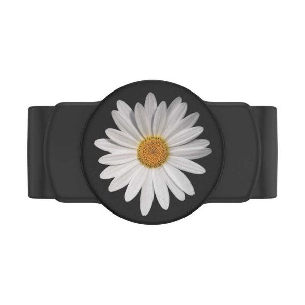POPSOCKETS　Slide Stretch White Daisy Black with SQ...