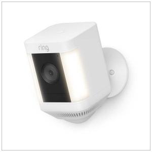 [新品]Ring Spotlight Cam Plus 電源アダプタ付き 新品]Ring Spotlight Cam Plus 電源アダプタ付き