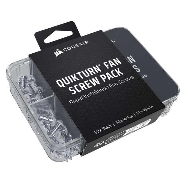 コルセア　CORSAIR　QuikTurn Fan Screw Pack 96pc(Black/Ni...