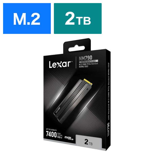 LEXAR　内蔵SSD PCI-Express接続 Lexar NM790 with Heatsin...