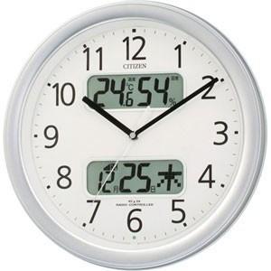 リズム時計工業 電波掛け時計「ネムリーナカレンダー」 ４ＦＹＡ０１‐０１９