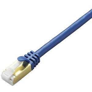 エレコム ＣＡＴ７対応　ＬＡＮケーブル　１０Ｇ対応　（ブルーメタリック・１０ｍ） ＬＤ‐ＴＷＳＴ／ＢＭ１００　（ブルーメタリック）