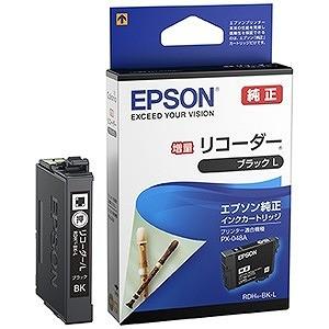 エプソン　ＥＰＳＯＮ　「純正」インクカートリッジ（増量タイプ）　ＲＤＨ−ＢＫ−Ｌ　（ブラック）