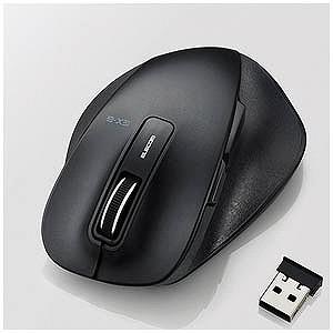 エレコム ワイヤレスＢｌｕｅＬＥＤマウス　静音ＥＸ−Ｇ　Ｍサイズ（５ボタン） Ｍ−ＸＧＭ１０ＤＢＳＢＫ　（ブラック）