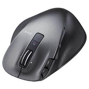エレコム ワイヤレスレーザーマウス　静音ＥＸ−Ｇ　Ｕｌｔｉｍａｔｅ　Ｌａｓｅｒ　Ｌサイズ（８ボタン） Ｍ‐ＸＧＬ２０ＤＬＳＢＫ　（ブラック）