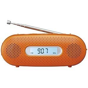 パナソニック 「ワイドＦＭ対応」ＦＭ／ＡＭ　手回し充電ラジオ ＲＦ−ＴＪ２０−Ｄ（オレンジ）