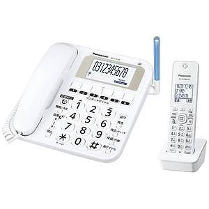 パナソニック　Ｐａｎａｓｏｎｉｃ　「子機１台」デジタルコードレス電話機「ＲＵ・ＲＵ・ＲＵ（ル・ル・ル）」　ＶＥ−Ｅ１０ＤＬ−Ｗ（ホワイト）