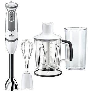 ブラウン ハンドブレンダー「ブラウン　マルチクイック５　ヴァリオ」 ＭＱ５０４５　（ホワイト／グレー）