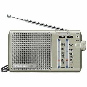 パナソニック　Ｐａｎａｓｏｎｉｃ　（ワイドＦＭ対応）ＦＭ／ＡＭ　携帯ラジオ　ＲＦ−Ｕ１５５−Ｓ