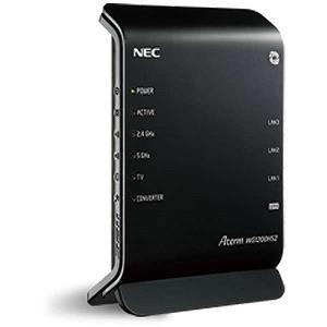 ＮＥＣ 無線ＬＡＮルータ　親機単体　８６７＋３００Ｍｂｐｓ・ギガルーター ＰＡ−ＷＧ１２００ＨＳ２