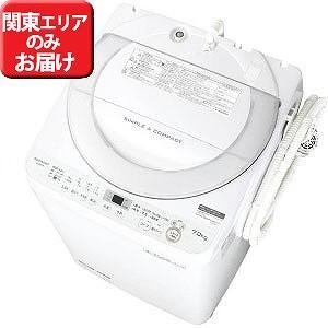 シャープ 全自動洗濯機　（洗濯７．０ｋｇ） ＥＳ−ＧＥ７Ｂ−Ｗ　ホワイト系（標準設置無料）