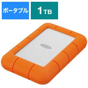 エレコム　ELECOM　LaCie ラシー 外付けHDD USB-C接続 Rugged Mini(M...