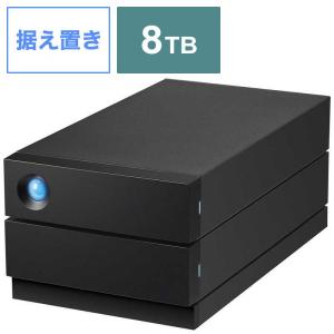 エレコム ELECOM 外付けHDD USB−C＋USB−A接続 LaCie 2big RAID  STHJ8000800