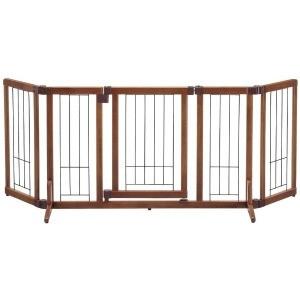 リッチェル ペット用木製おくだけドア付ゲート（Ｍ） モクセイオクダケドアツキゲートＭ