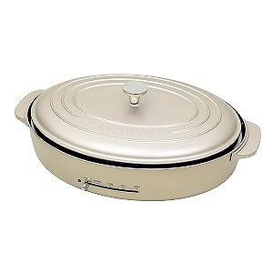 山善 キャセロール２枚組みホットプレート ＢＨＪ−Ｗ１２０−Ｇ