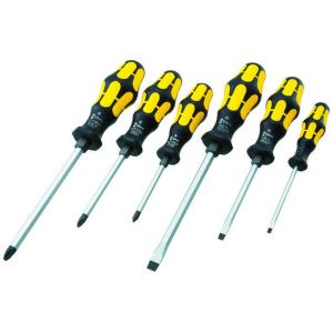 Wera（ヴェラ） 日本正規品 6本組 (+ - PZ)ドライバー(ステンレス