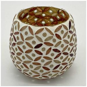 LEONARDO キャンドルホルダー2P 8cm mosaik Calmo 41710