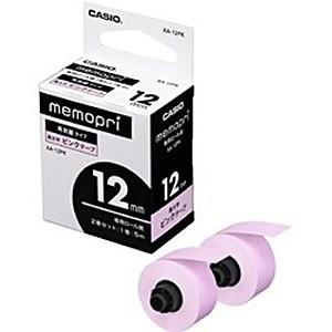 ＣＡＳＩＯ メモプリンターテープ　１２ｍｍ幅（ピンクテープ） ＸＡ−１２ＰＫ