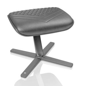 NOBLECHAIRS フットレスト  Real Leather 本革 オットマン 足置き台 ブラック NBLFRRLBL