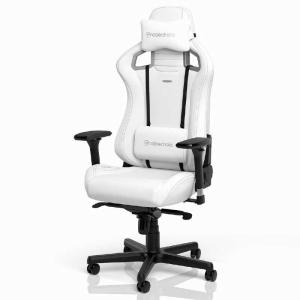 NOBLECHAIRS　ゲーミングチェア　NBL-EPC-PU-WED-SGL noblechairs EPIC WHITE EDITION