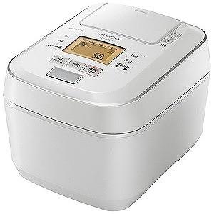日立　ＨＩＴＡＣＨＩ　炊飯器　「ふっくら御膳」［５．５合／スチーム圧力ＩＨ］　ＲＺ−Ｖ１００ＣＭ　パールホワイト
