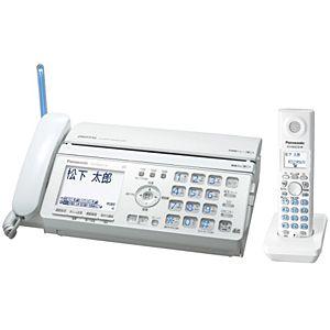 Ｐａｎａｓｏｎｉｃ 普通紙ファクス「おたっくす」　子機１台タイプ ＫＸ－ＰＷ５２１ＸＬ（Ｗ）＜ホワイト＞