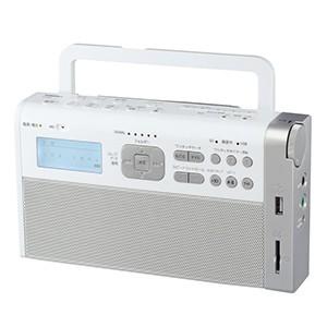東芝　ＴＯＳＨＩＢＡ 東芝　録音ラジオ（ＳＤ／ＵＳＢ） ＴＹ−ＲＨＲ１（Ｗ）