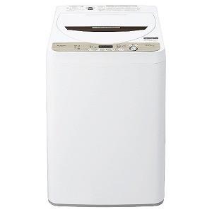 シャープ　ＳＨＡＲＰ　全自動洗濯機　［洗濯６．０ｋｇ］　ＥＳ−ＧＥ６Ｄ−Ｔ　ブラウン系（標準設置無料）