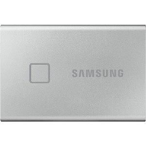 サムスン　外付けＳＳＤ　Ｔ７　Ｔｏｕｃｈ　［ポータブル型／５００ＧＢ］　ＭＵ−ＰＣ５００Ｓ／ＩＴ　シルバー