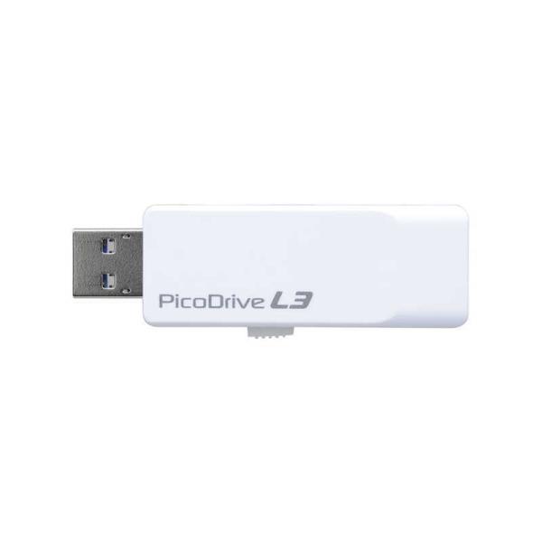 グリーンハウス　USB3.0メモリー ピコドライブL3 512GB　GH-UF3LA512G-WH ...