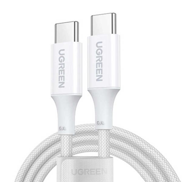 UGREEN　USB-C to USB-C 高耐久ナイロン編組ケーブル 1m 100W 15267 ...